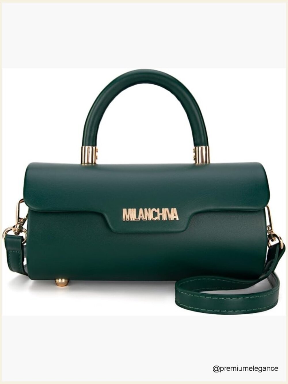 Mini Barrel Shape Top Handle Purse Crossbody Bag Handbag